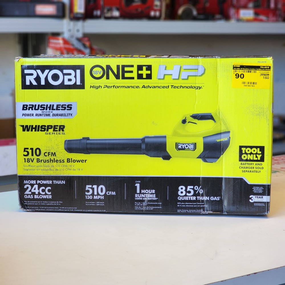 18V ONE + HP Brushless Cordless 130MPH 510 CFM Blower 18V ONE + HP Brushless Cordless 130MPH 510 CFM Blower